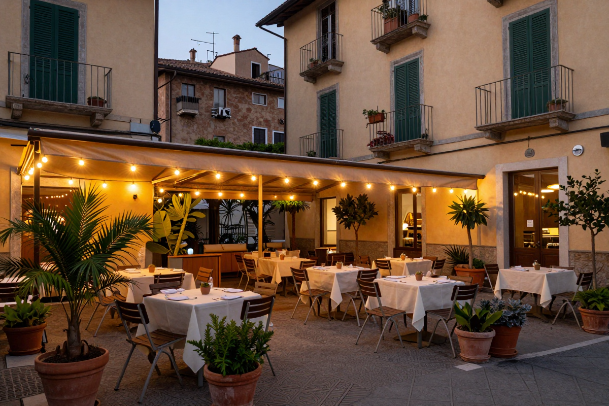 Cortile estivo